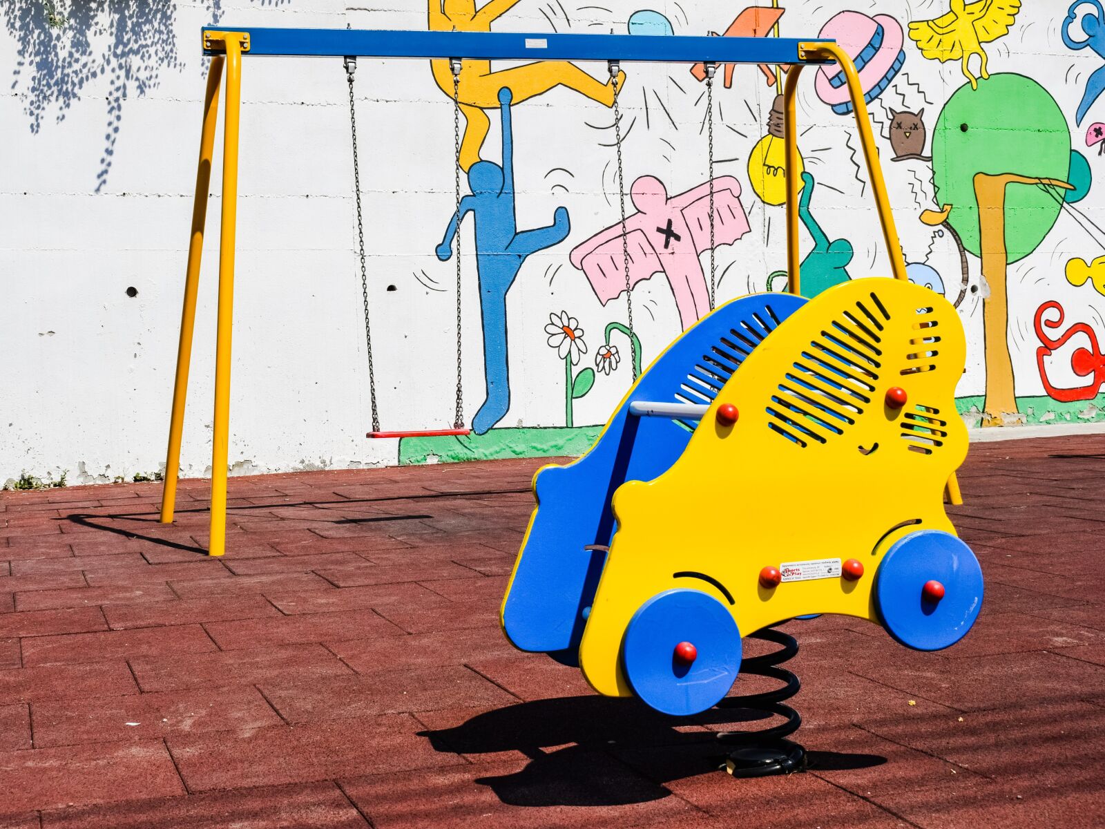 Nikon D3300 sample photo. Playground, car, swing photography