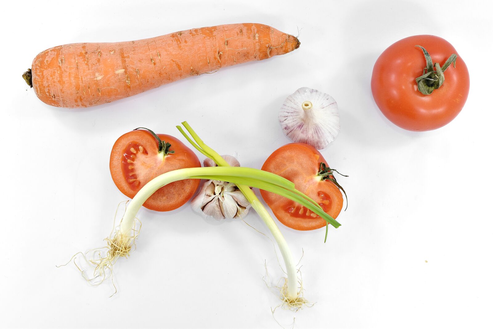 Nikon D5500 sample photo. Carrot, garlic, leek, root photography