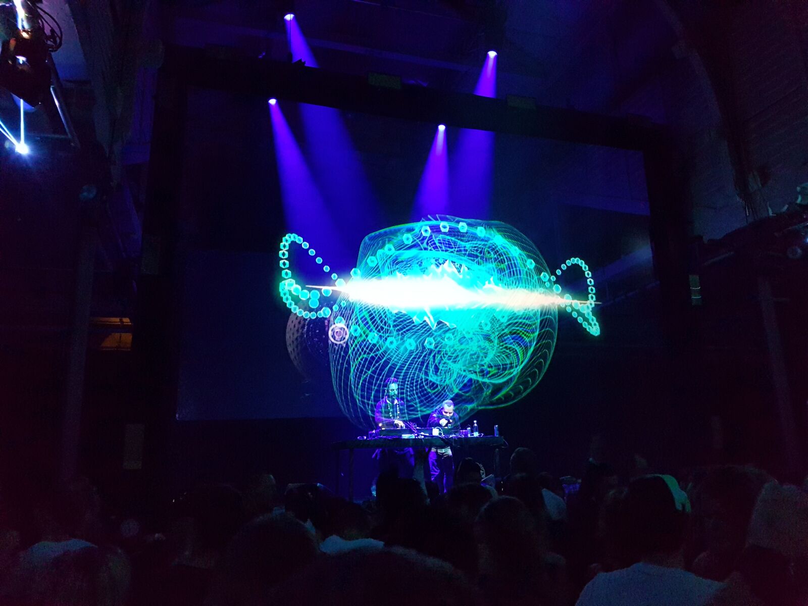 Samsung Galaxy S7 sample photo. 2016, copenhagen, hologram, show, psytrance photography