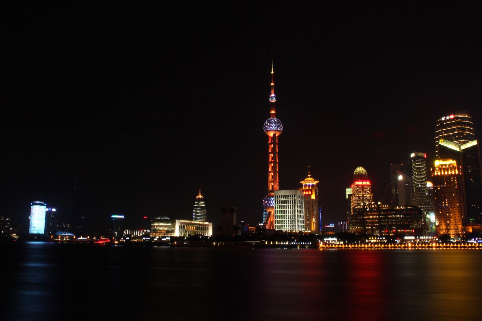 Canon EOS 600D (Rebel EOS T3i / EOS Kiss X5) sample photo. Night view, shanghai, the photography