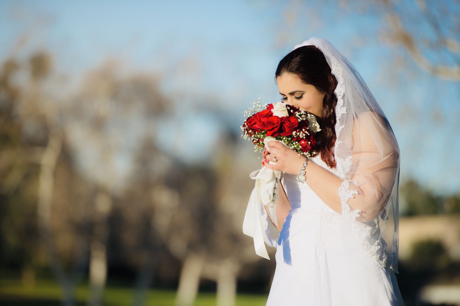 Nikon D4 sample photo. Bride, wedding, woman photography