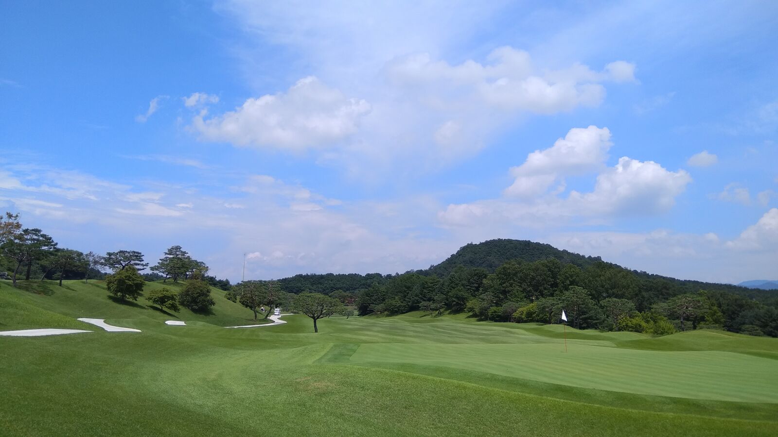 Xiaomi MI MAX sample photo. Golf course, field, sky photography
