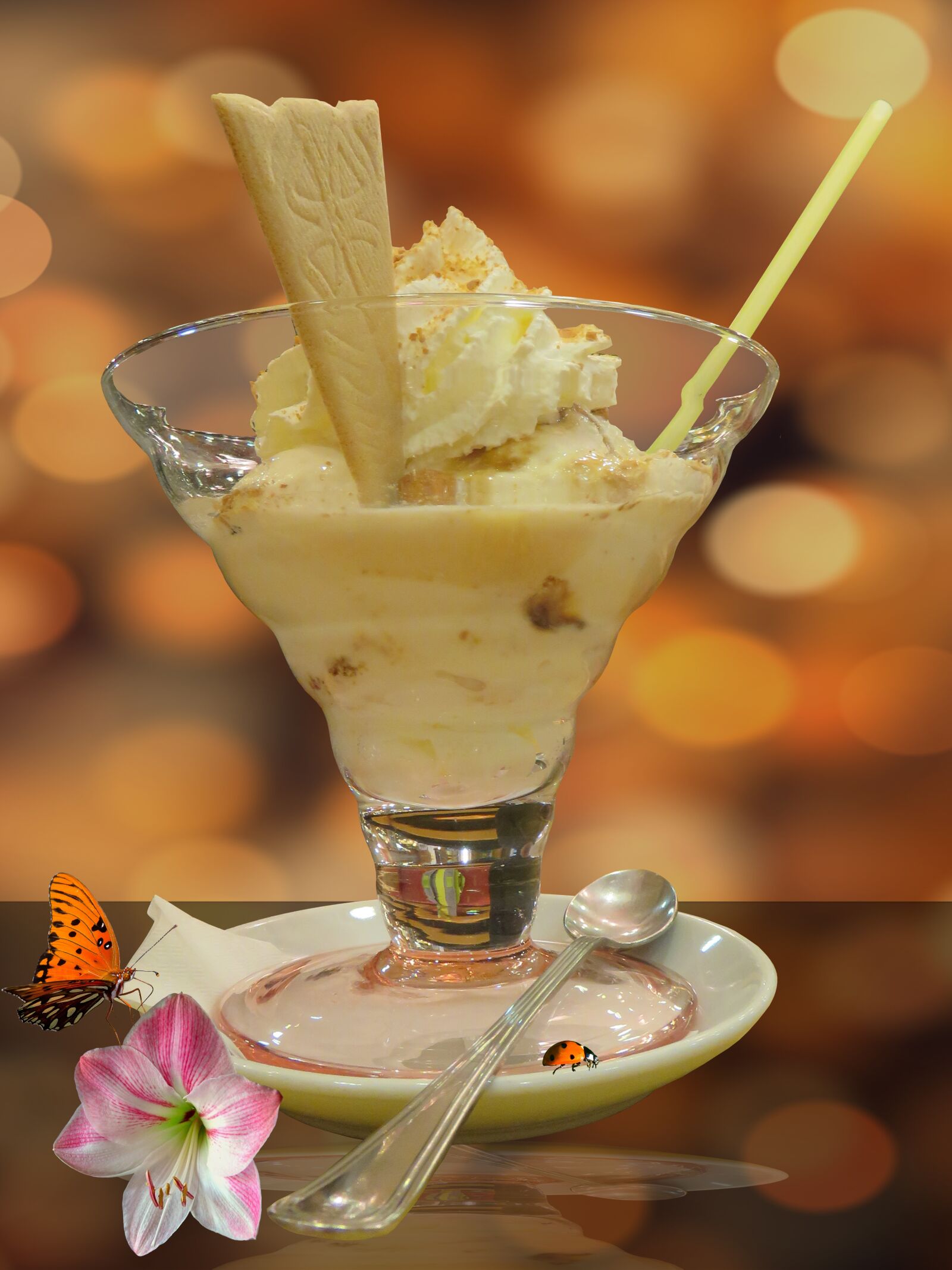 Canon PowerShot SX710 HS sample photo. Ice cream sundae, ice photography