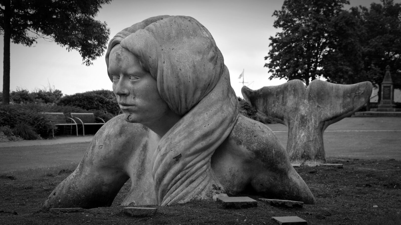 Nikon D5200 sample photo. Statue, mermaid, figure photography