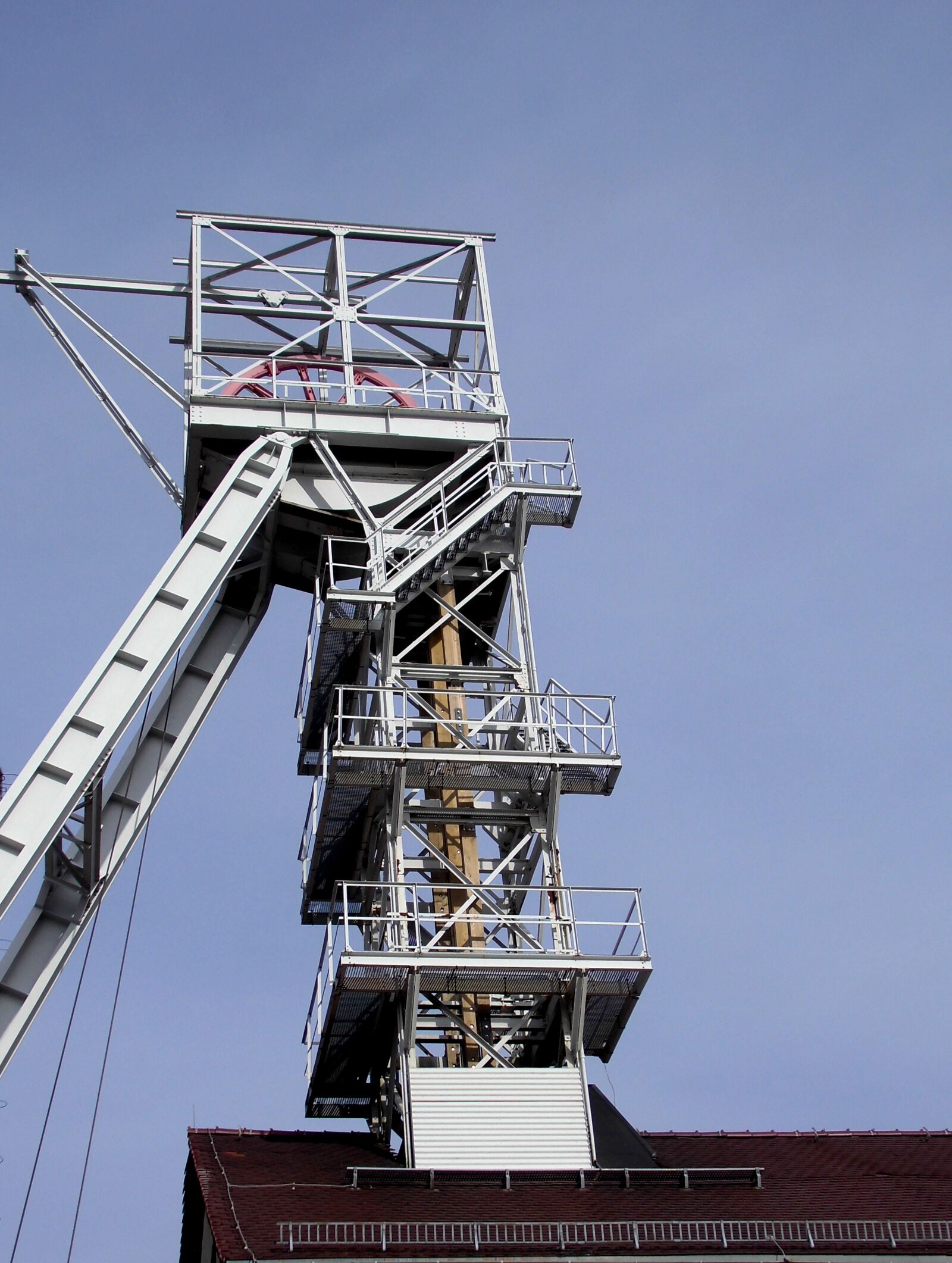 MEDION MD86824 sample photo. Headframe, freiberg, saxony photography
