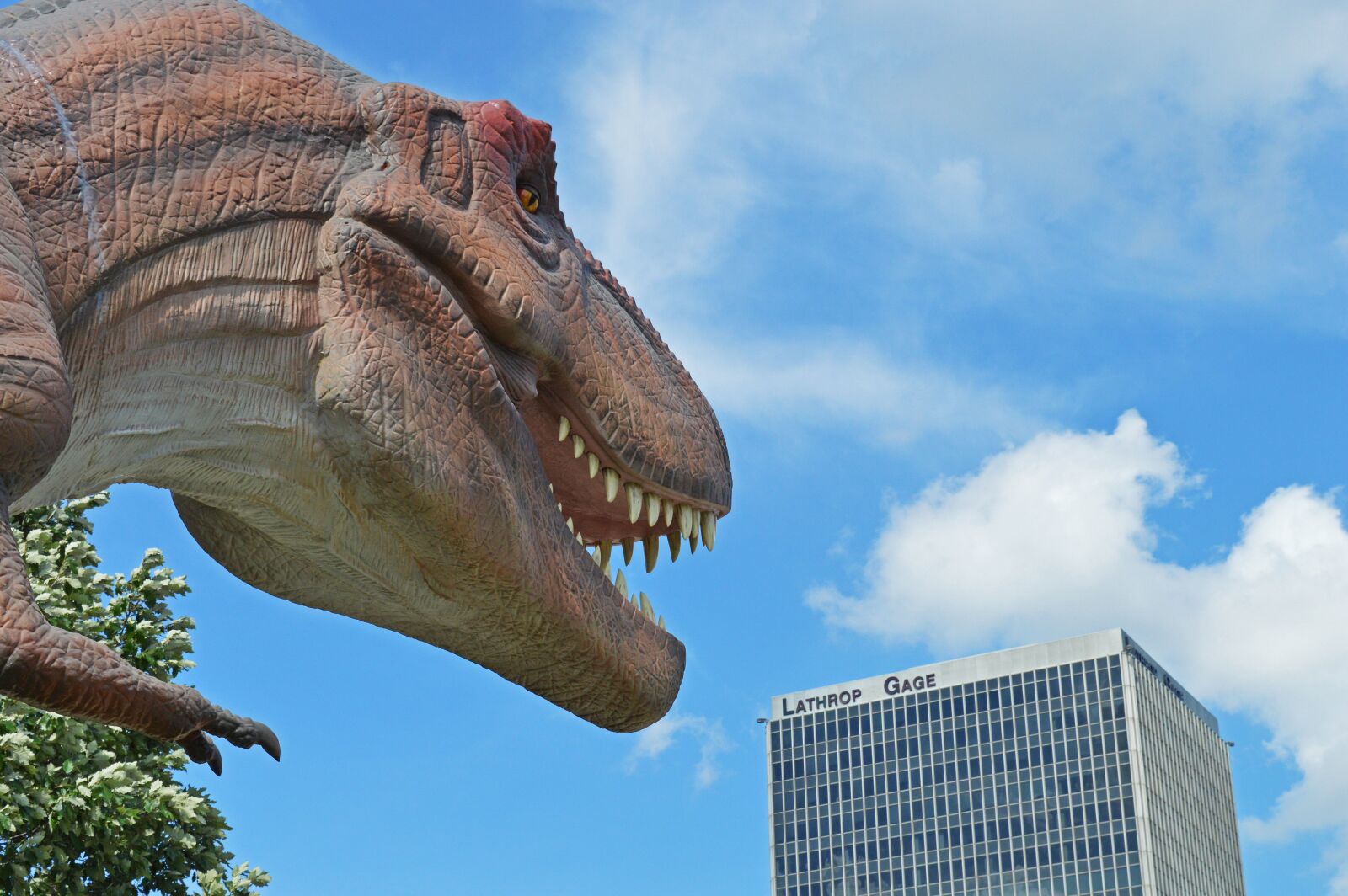 Nikon D3200 sample photo. Dinosaur, dinosaur exhibit, dinosaur photography