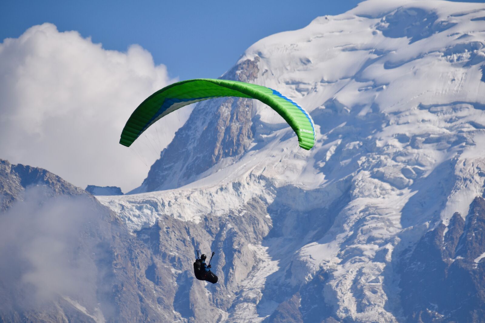 Nikon D5600 sample photo. Paragliding, paraglider, mountains photography