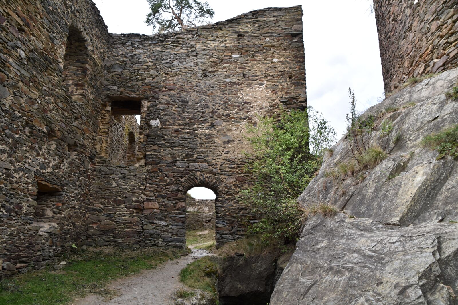 Nikon D3500 sample photo. Castle, rock, forest photography