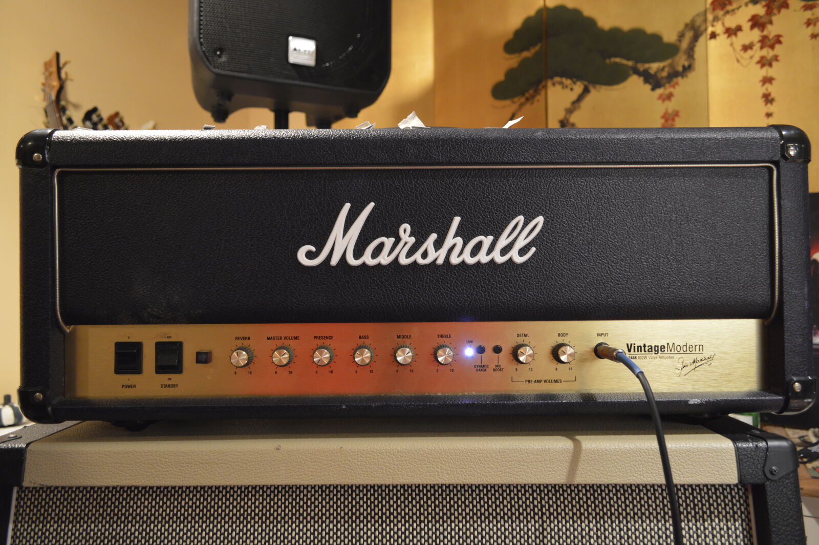 Nikon D3200 sample photo. Amp, amplifier, band, practice photography
