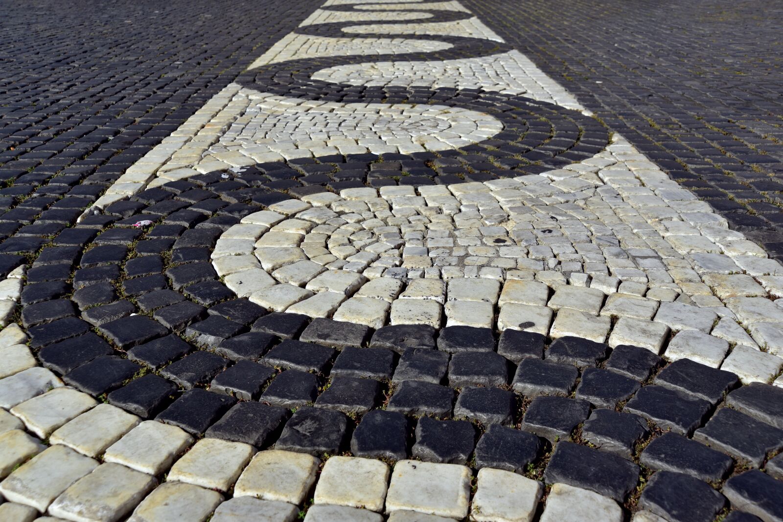 Nikon D750 sample photo. Patch, paving stones, cobblestones photography