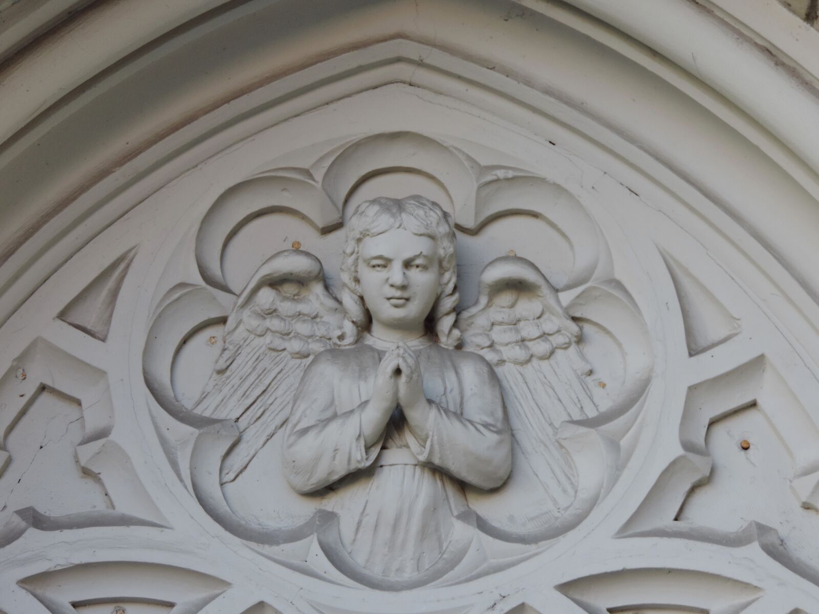 Nikon Coolpix P520 sample photo. Angel, white, sculpture, art photography