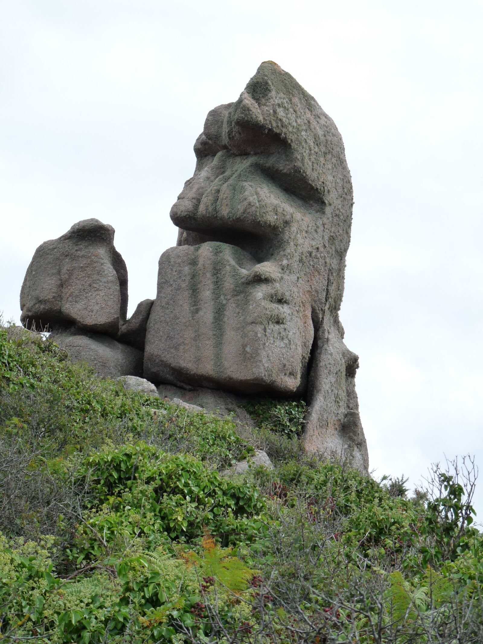 Panasonic Lumix DMC-FZ28 sample photo. Rock, head, man photography