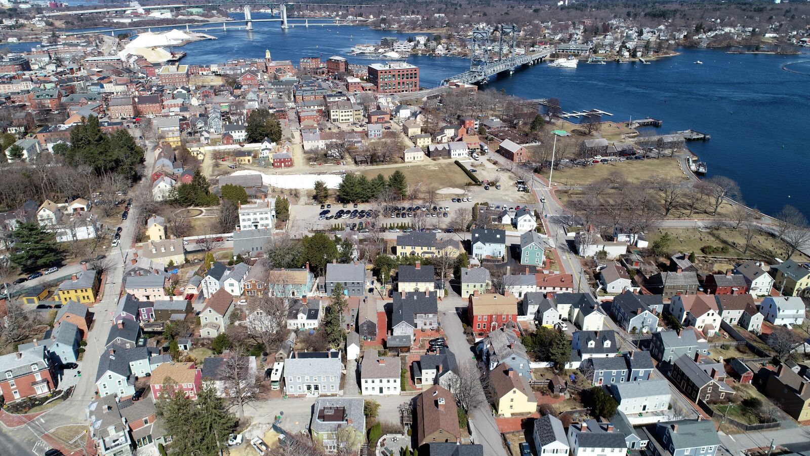 DJI FC6310 sample photo. Portsmouth nh, aerial, drone photography