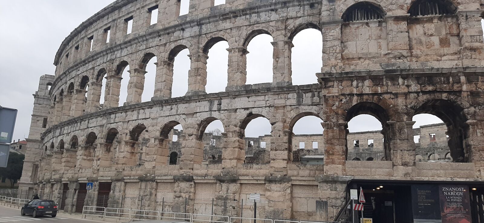 Samsung Galaxy A50 sample photo. Arena, pula, croatia photography
