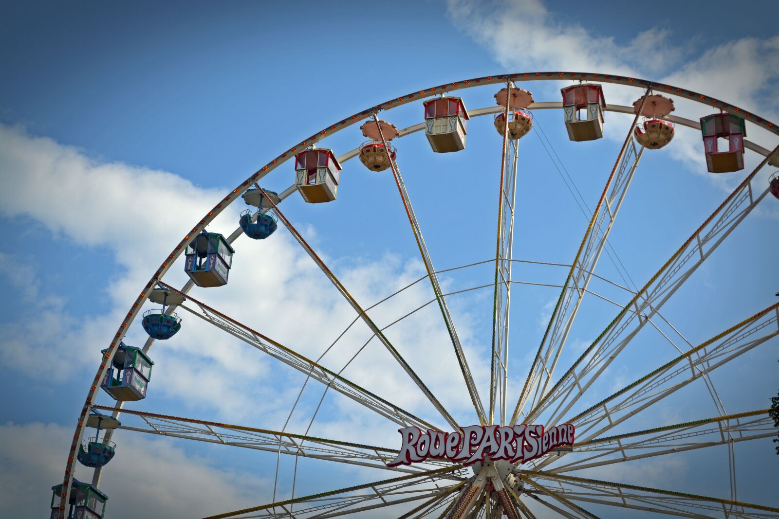 Nikon D5200 sample photo. Ferris wheel, carousel, year photography