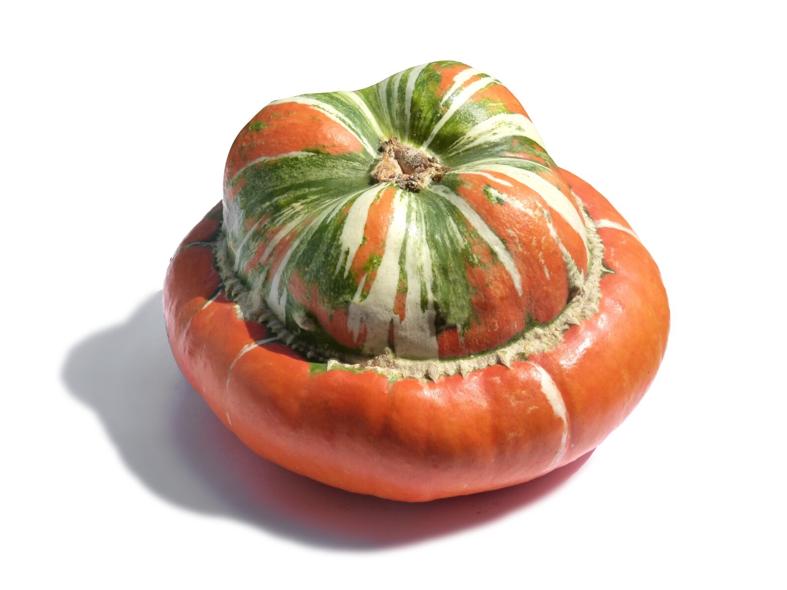Panasonic DMC-FZ62 sample photo. Pumpkin, turban squash, white photography