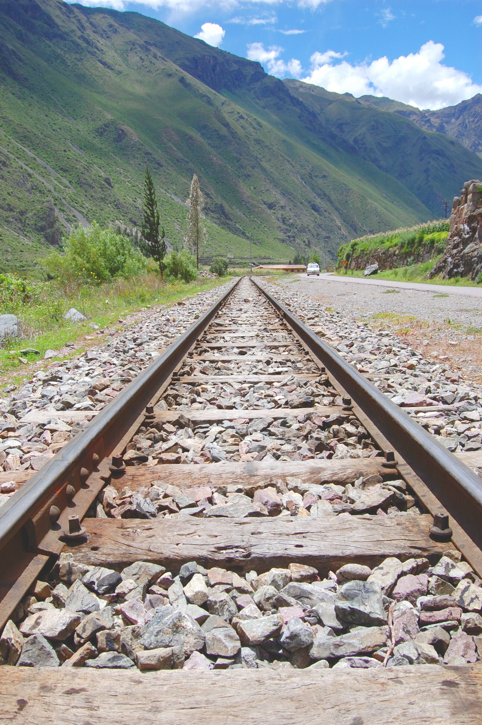 Nikon D40 sample photo. Way, railroad tracks, railway photography