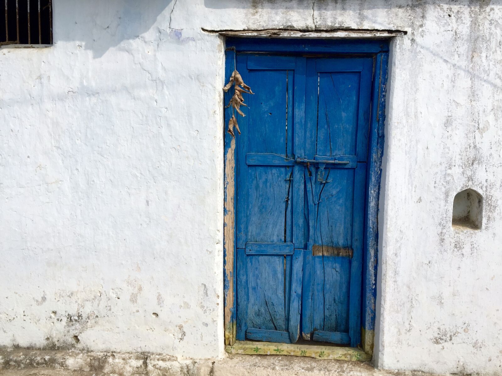 Apple iPhone 6 sample photo. Door, blue, wood photography