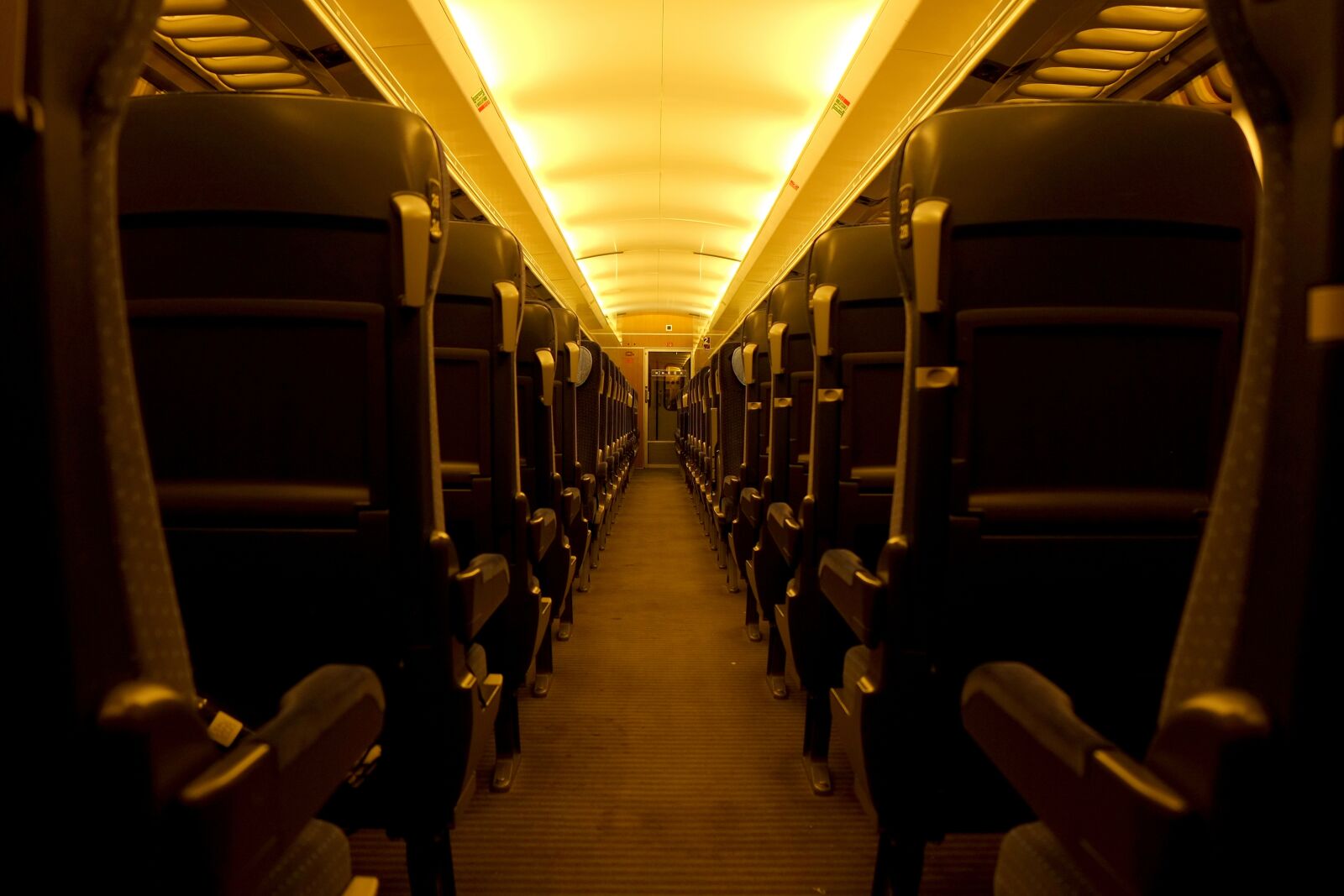 Fujifilm X-E1 sample photo. Railway compartment, intercity, train photography