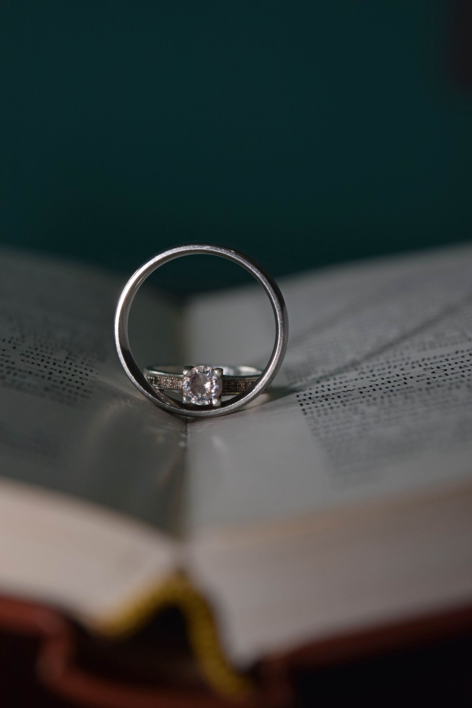Nikon D3300 sample photo. Ring, book, wedding photography