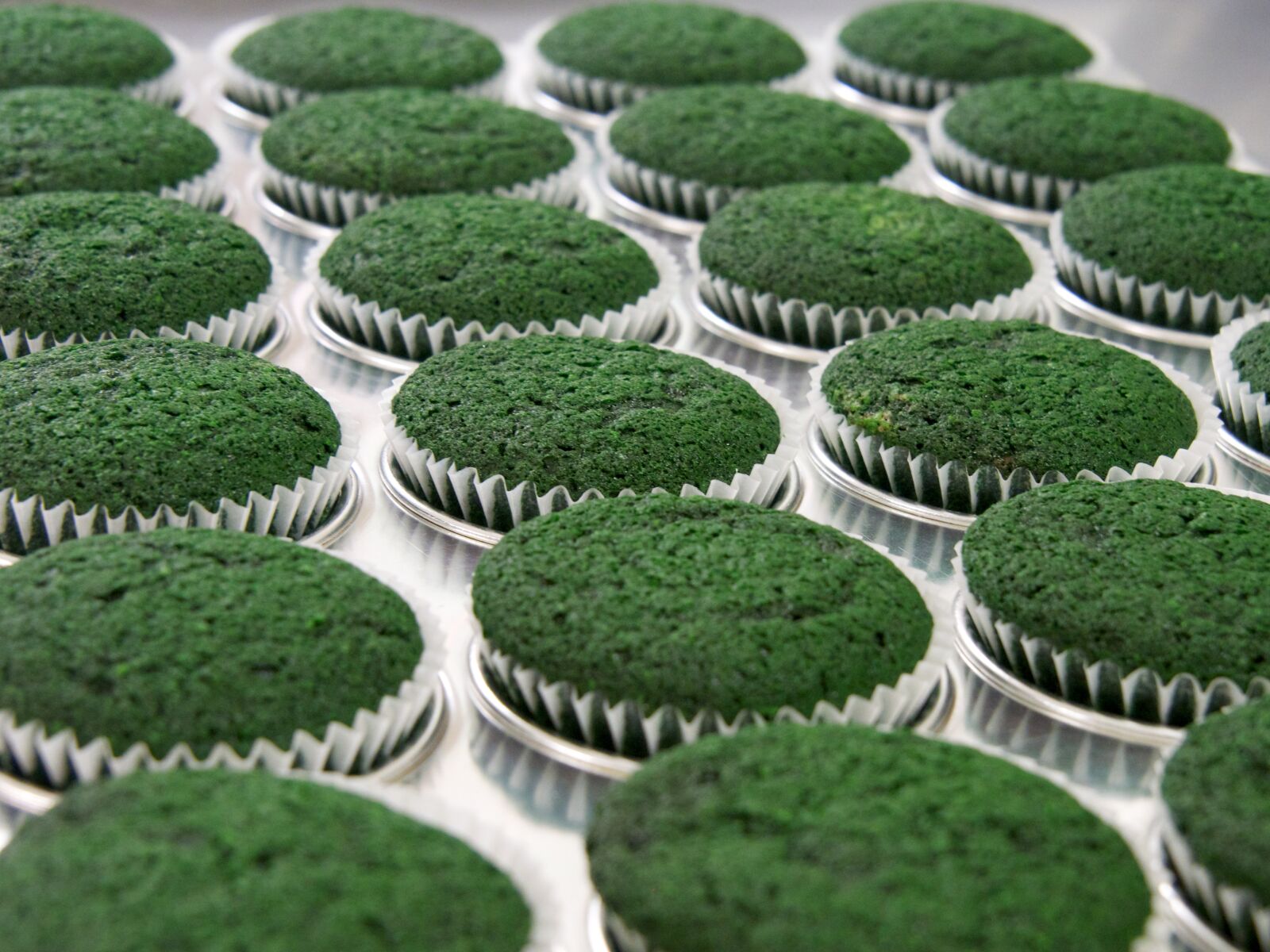 Olympus OM-D E-M5 sample photo. Cupcakes, green, st patrick photography
