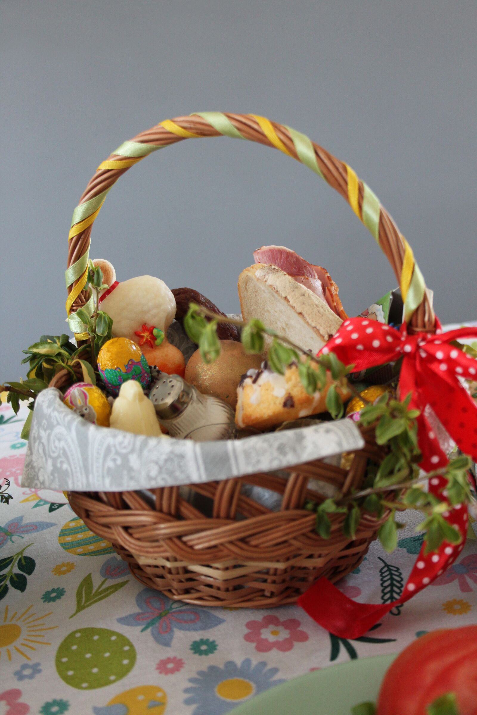 Canon EOS 500D (EOS Rebel T1i / EOS Kiss X3) sample photo. Easter basket, happy easter photography