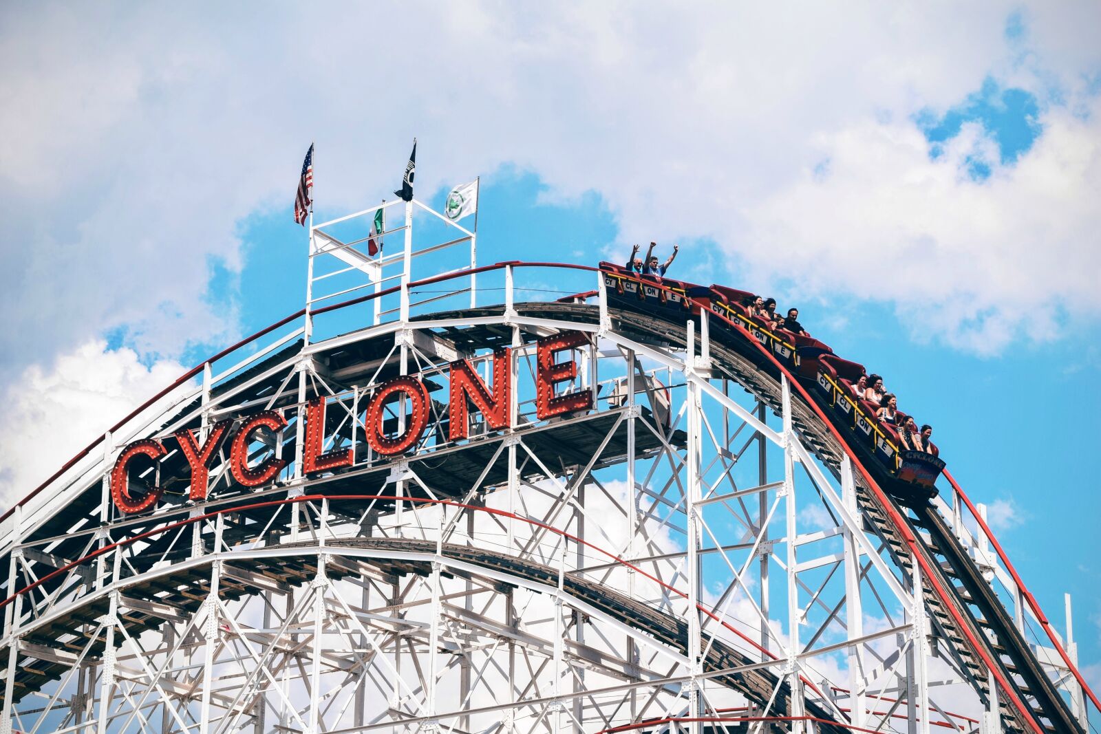 Nikon D3300 sample photo. Carnival, coaster, cyclone photography