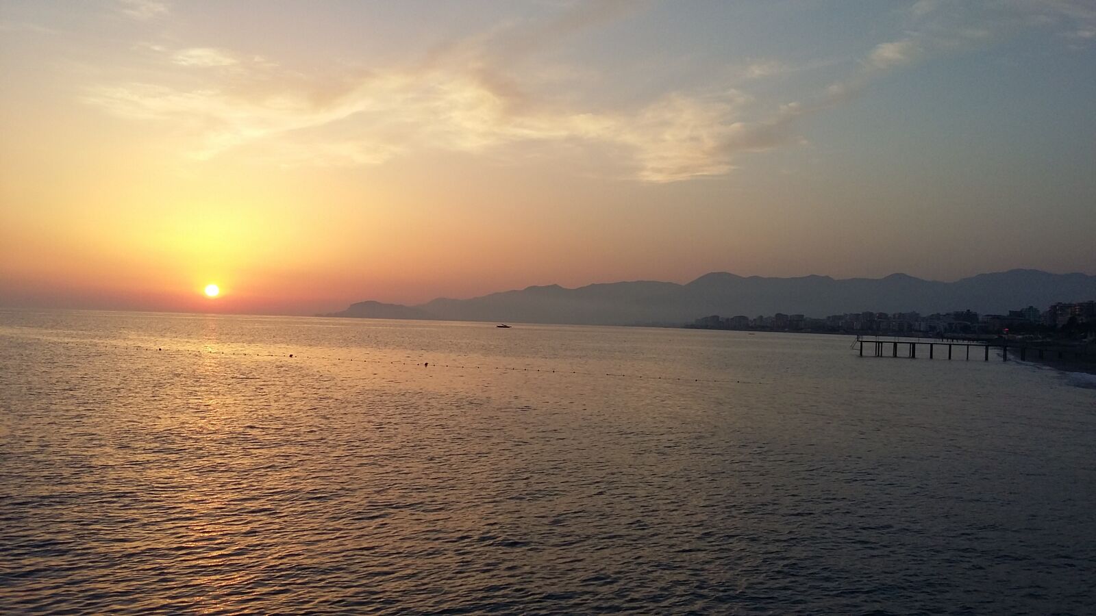 Samsung SM-A300FU sample photo. Dawn, sunset, ocean photography