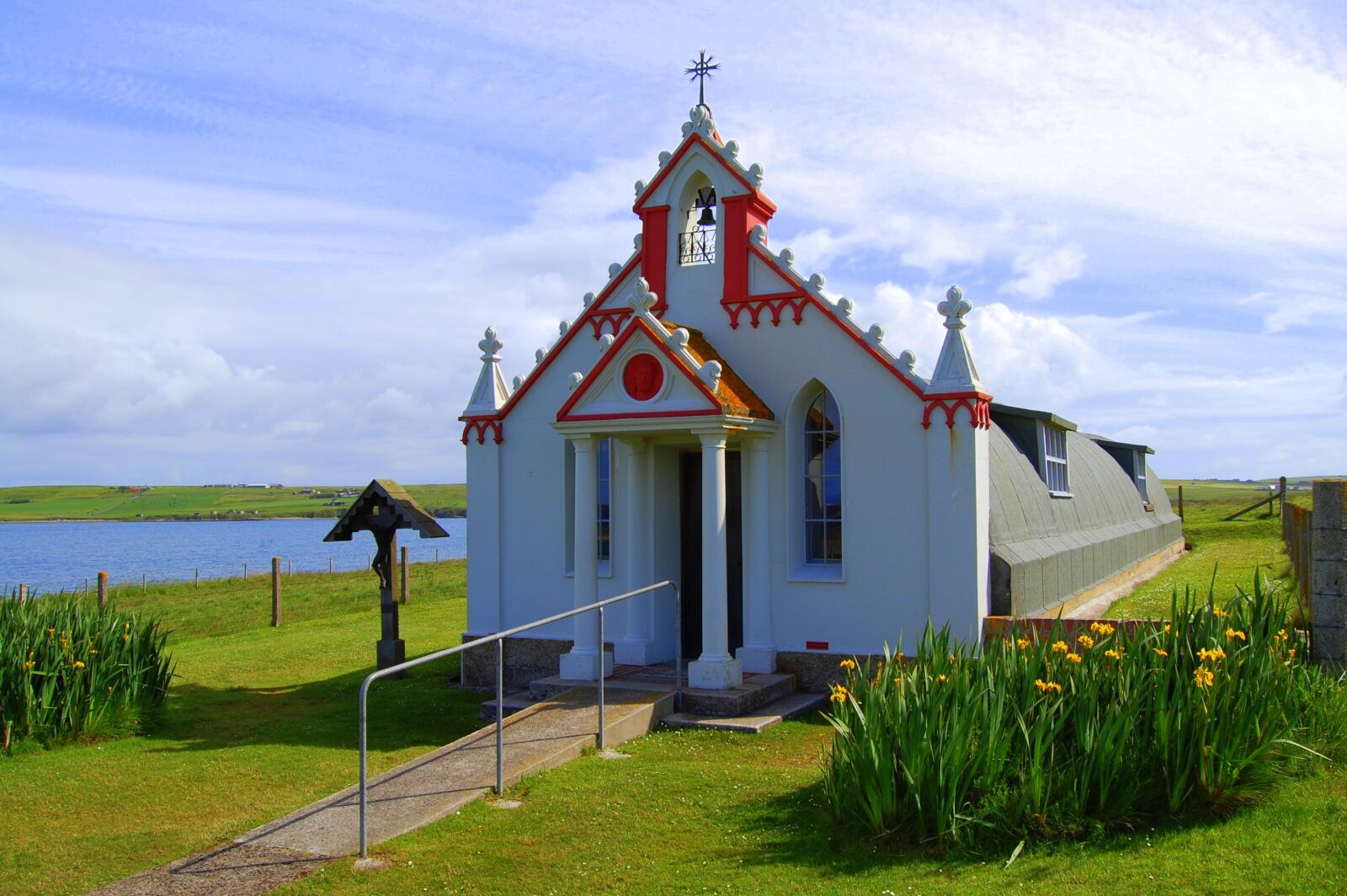 Nikon D40 sample photo. Scotland, orkney, italian chapel photography