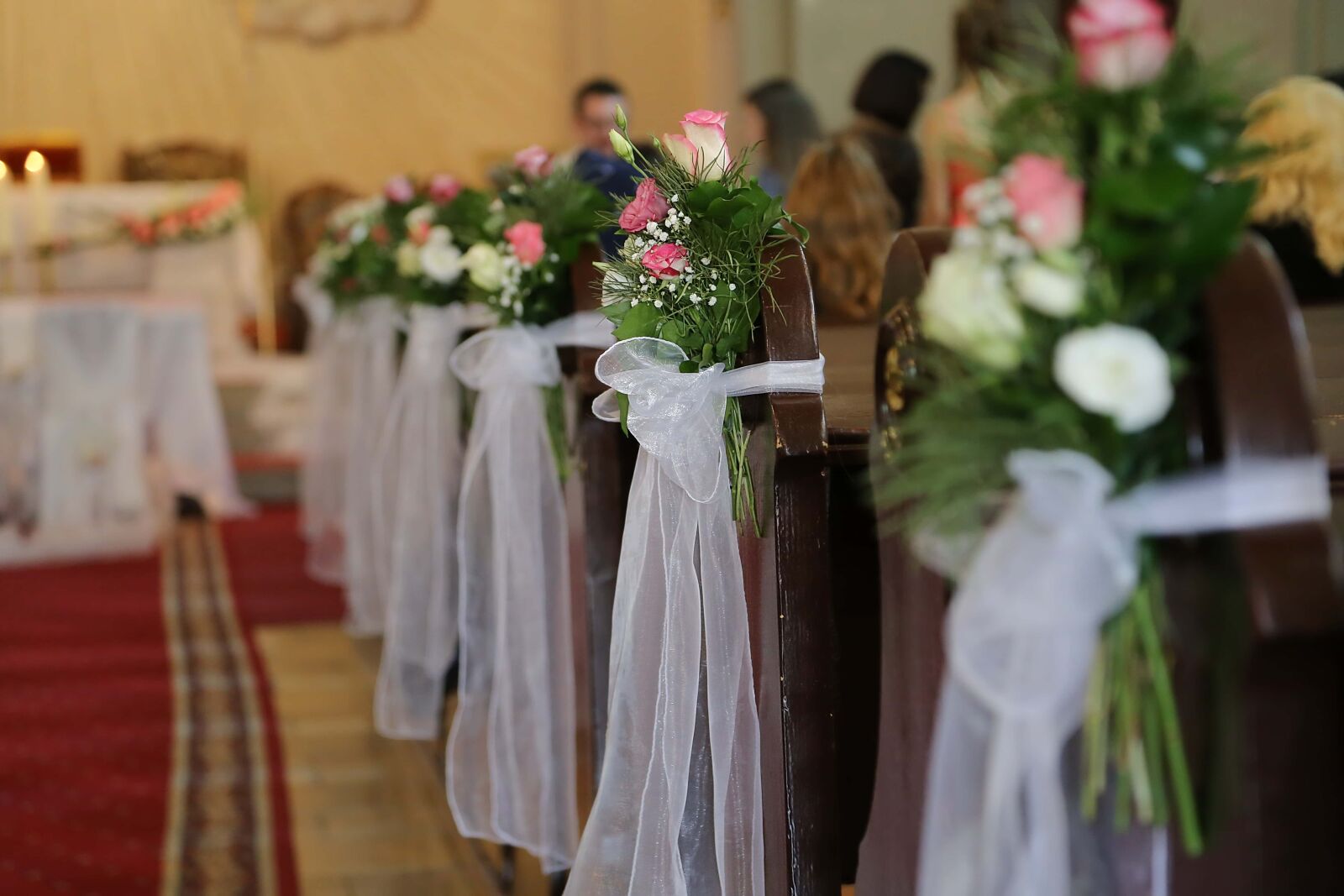 Canon EF 24-105mm F4L IS USM sample photo. Cathedral, ceremony, catholic, wedding photography