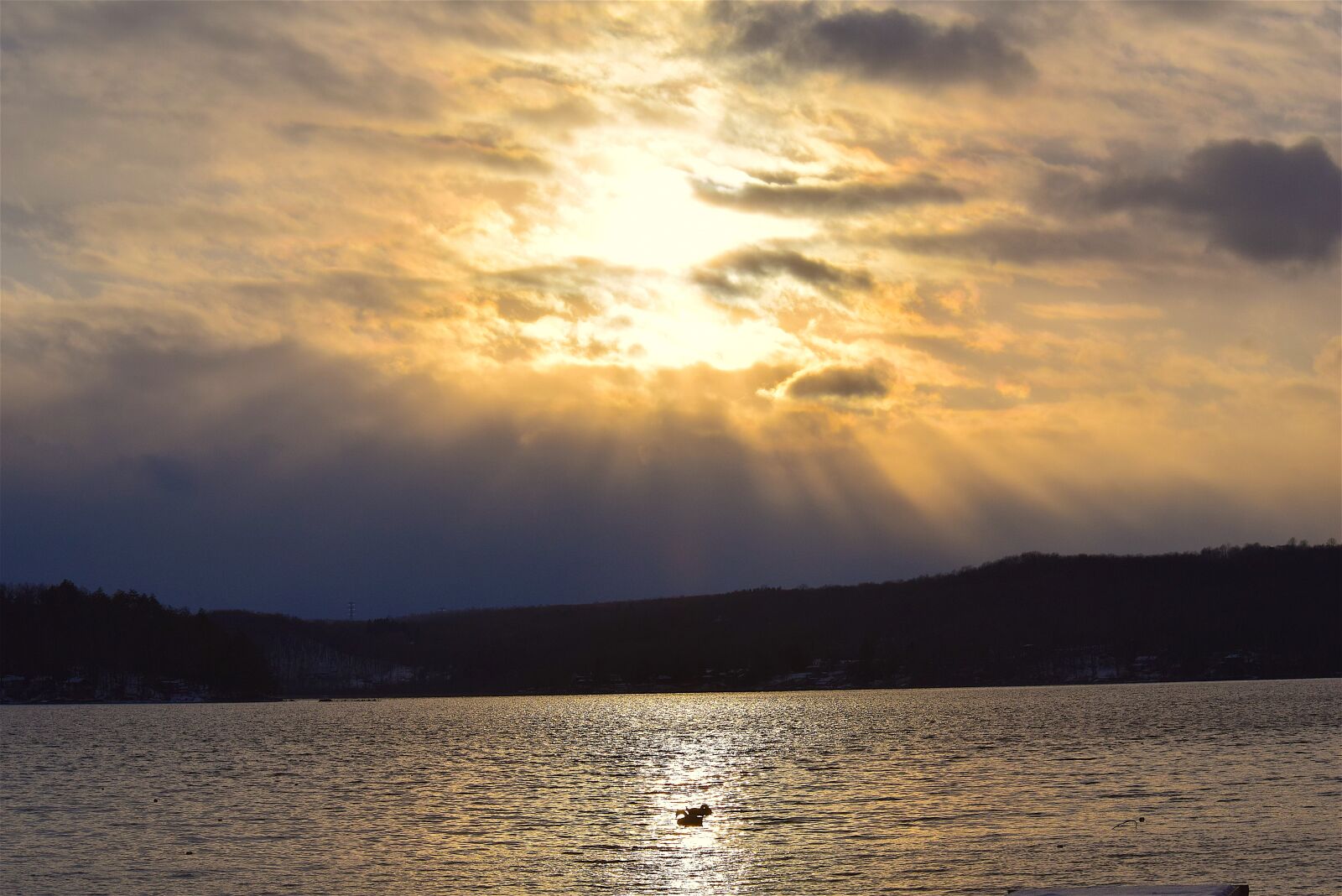 Nikon D3300 sample photo. Lake, sunset, water photography