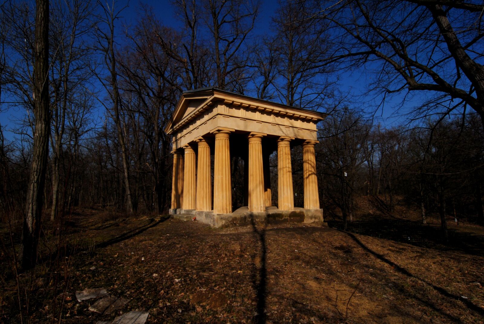 Nikon D200 sample photo. Architecture, doric pavilion, full photography