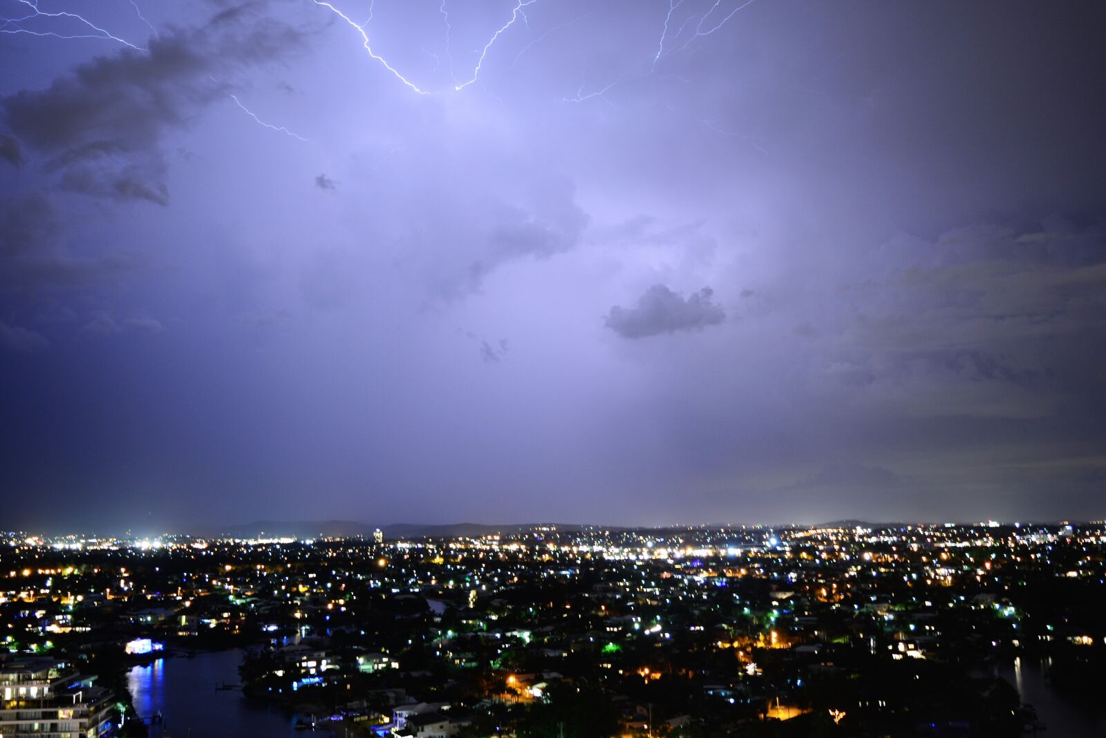 Nikon D5200 sample photo. Lightning, electricity, storm photography