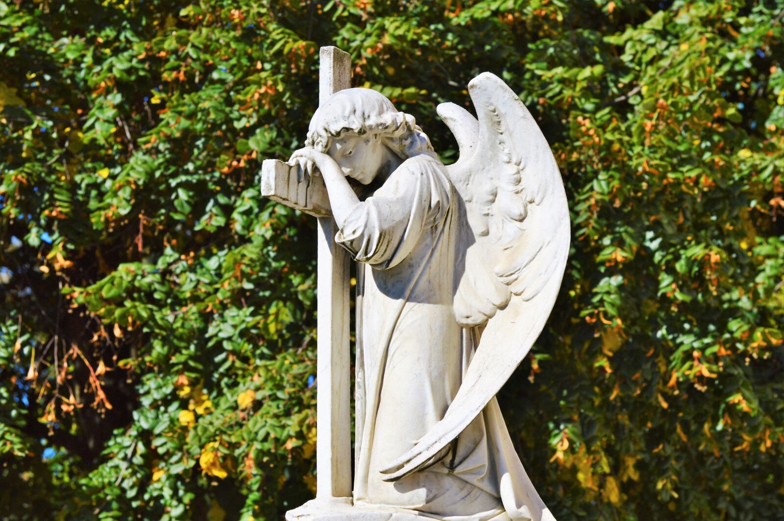 Nikon D3200 sample photo. Angel, sculpture, statue photography