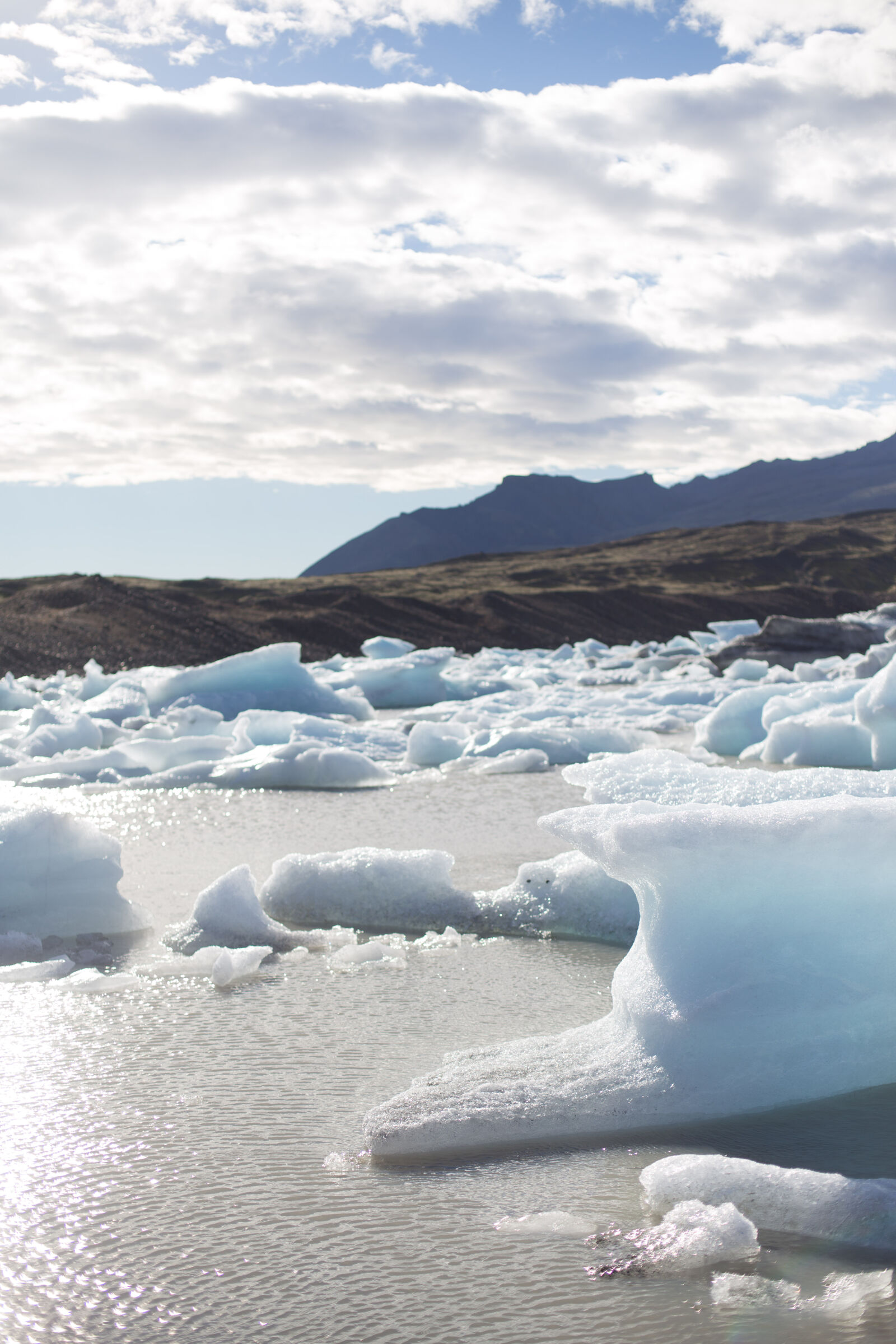 Canon EOS 6D + Canon EF 50mm F1.4 USM sample photo. Iceberg, sun, water photography