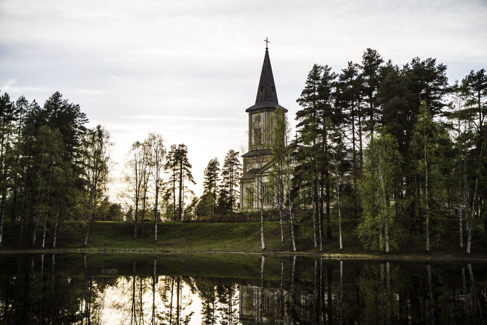 Canon EOS 7D sample photo. Church, finland, lake, sotkamo photography