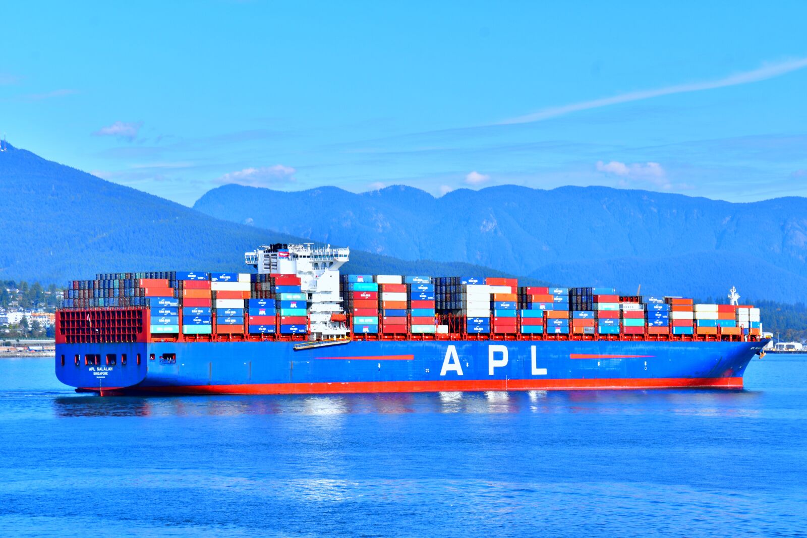 Nikon D7500 sample photo. Cargo ships, container ships photography