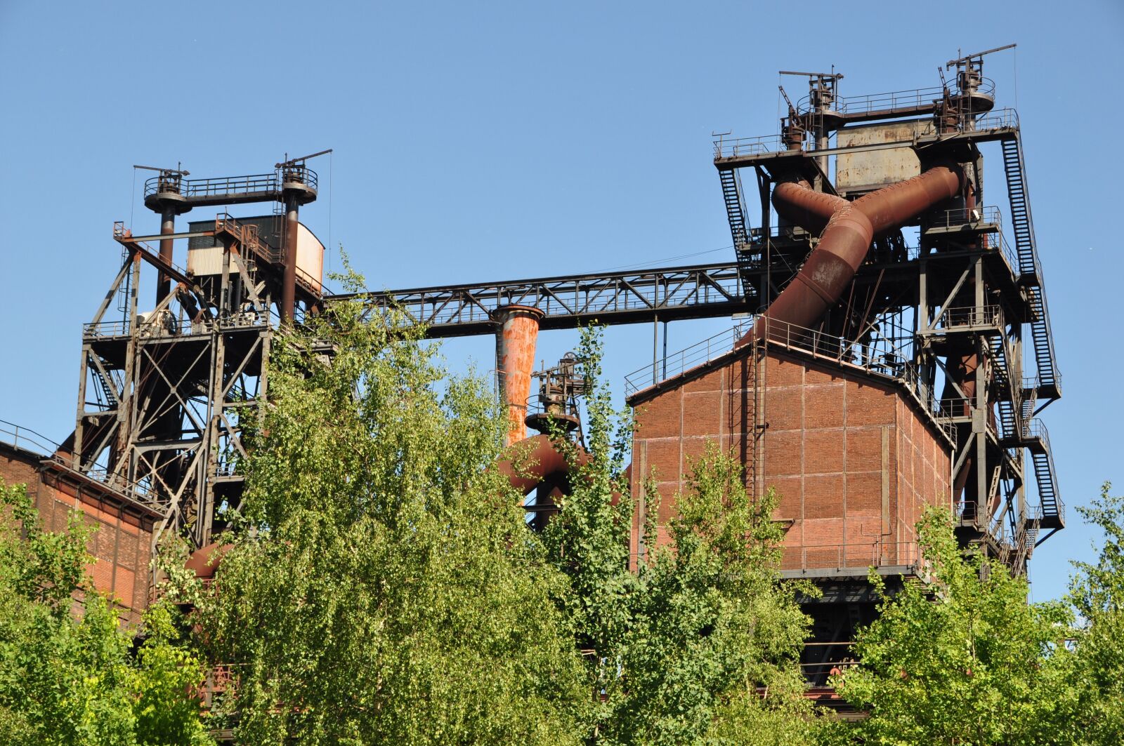Nikon D5000 sample photo. Industrial plant, old, ruhr photography