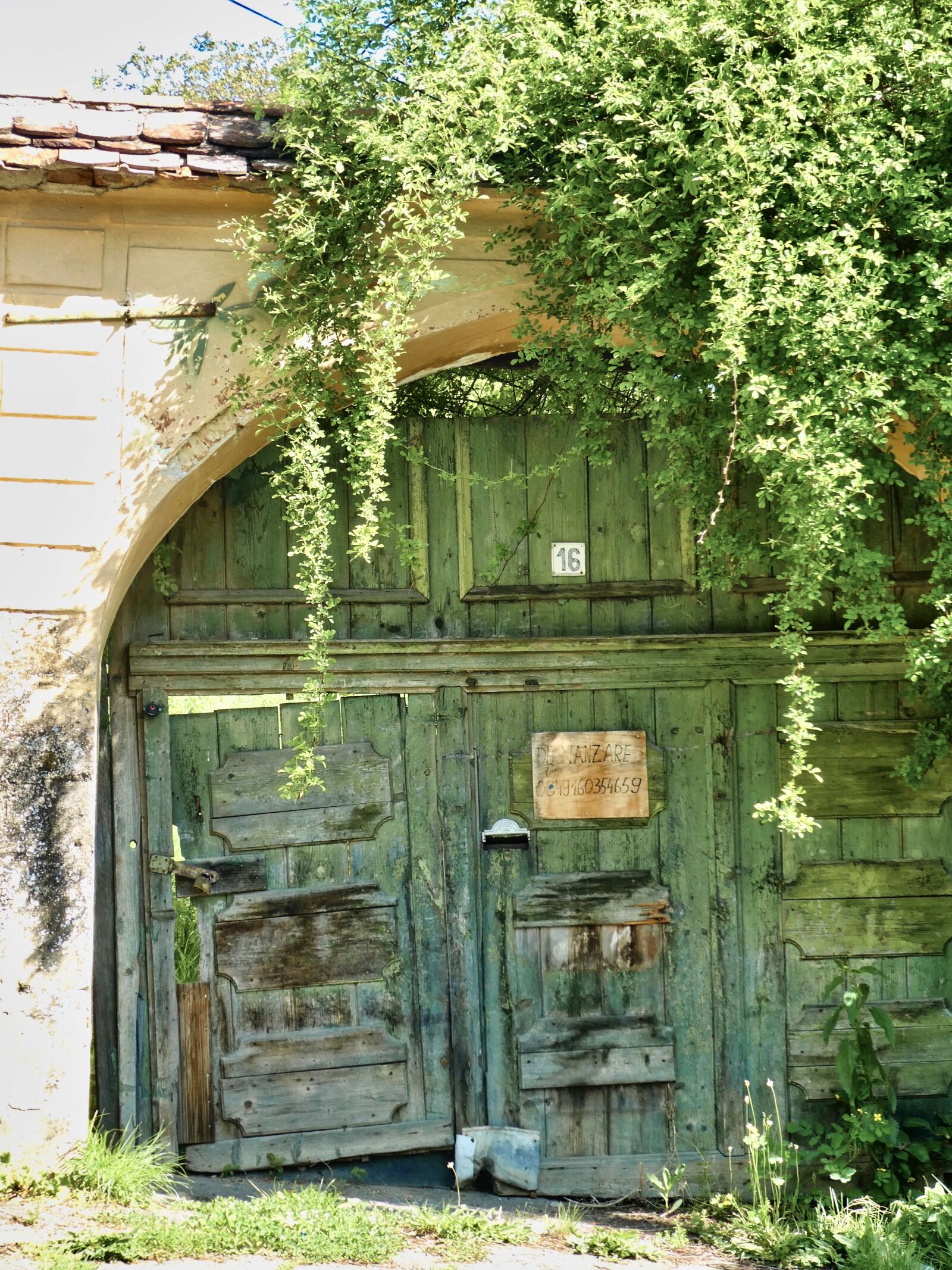 Panasonic Lumix DC-ZS70 (Lumix DC-TZ90) sample photo. Doorway, entrance, dilapidated photography
