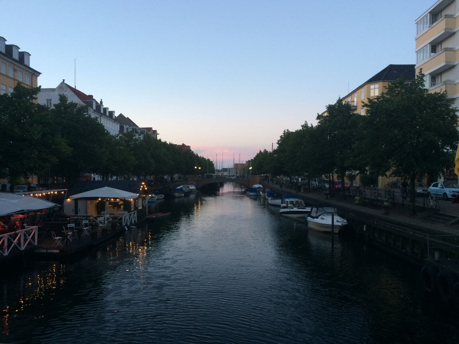 iPhone 5s back camera 4.15mm f/2.2 sample photo. Boat, boats, canal, europe photography