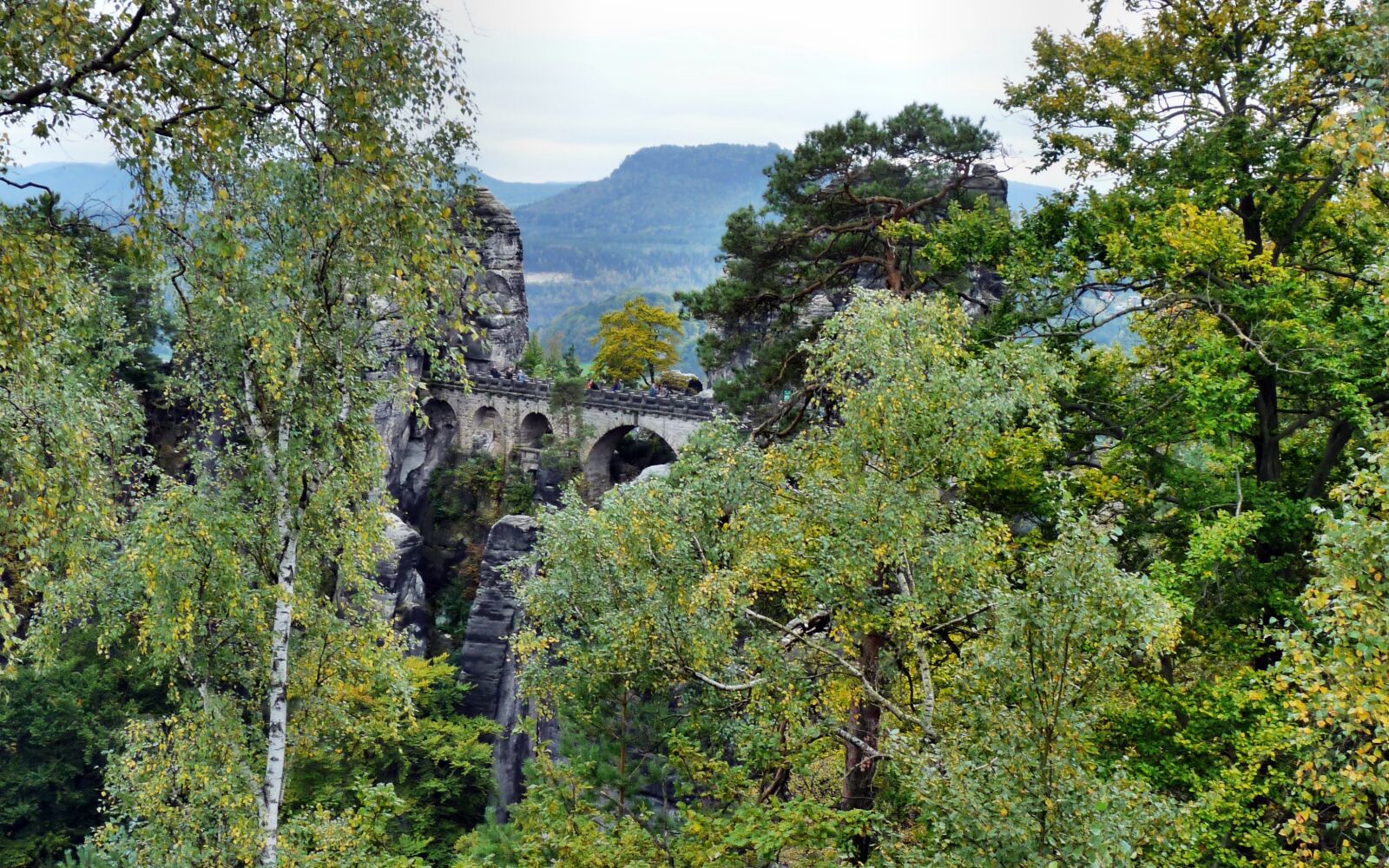 Panasonic Lumix DMC-FZ28 sample photo. Bastei bridge, saxon switzerland photography