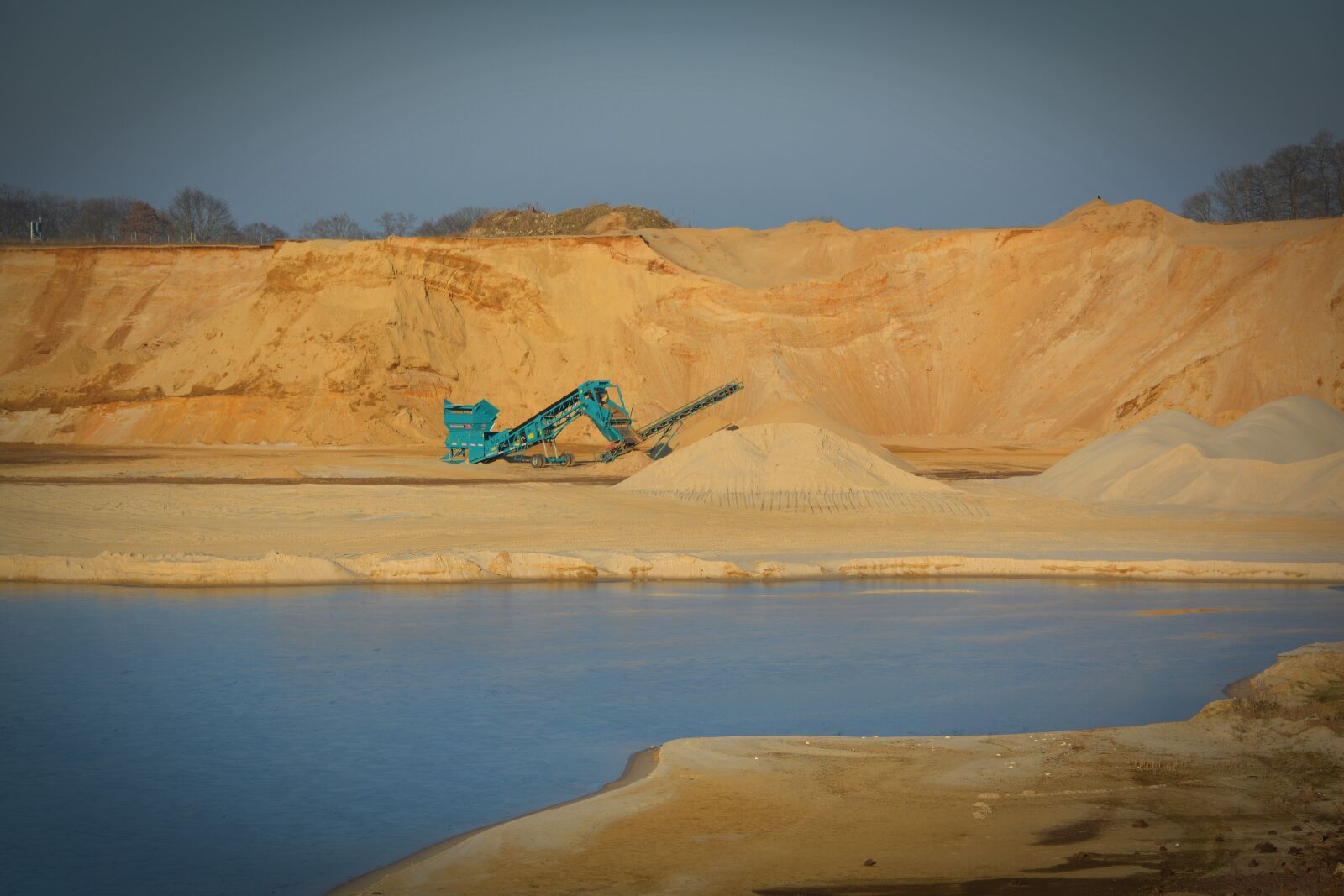 Nikon D5200 sample photo. Sand plant, mortar factory photography