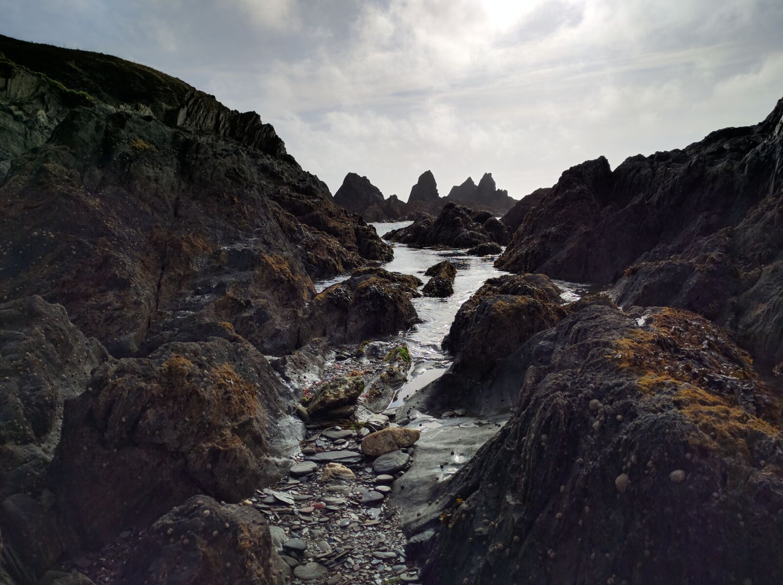 Google Nexus 6P sample photo. Sea, rocks, coast photography