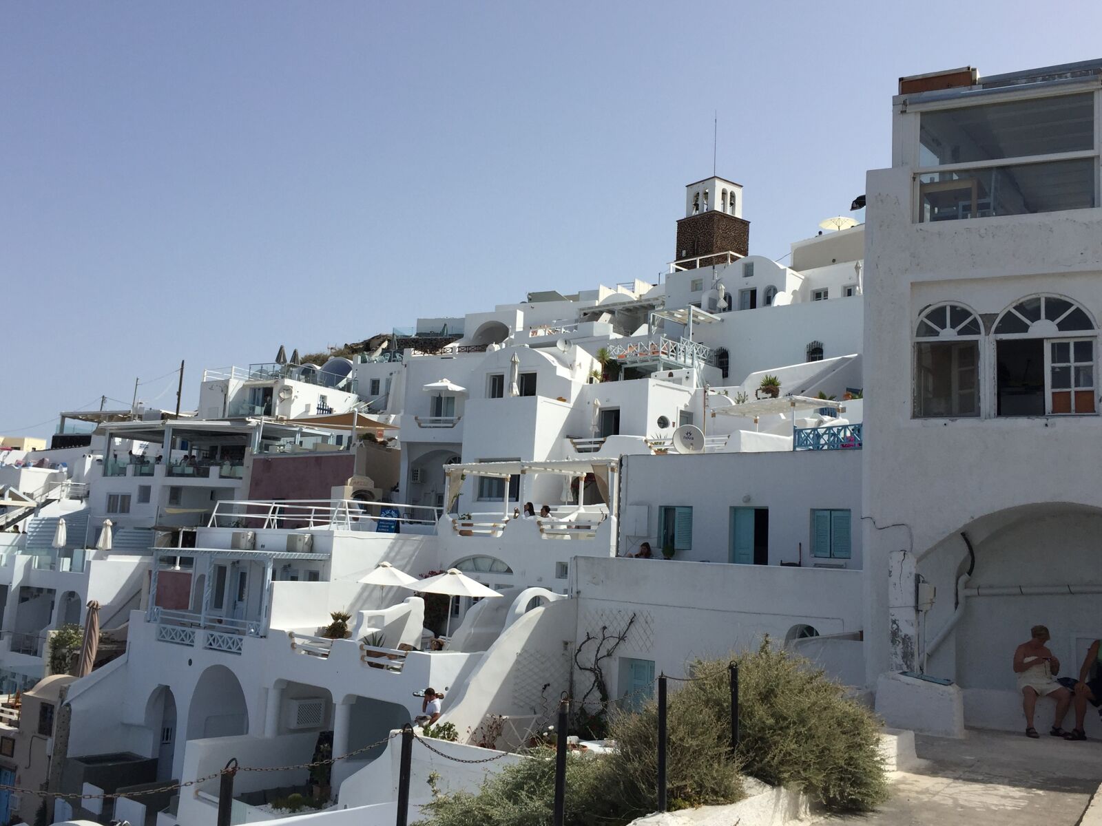 iPhone 6 Plus back camera 4.15mm f/2.2 sample photo. Santorini, ocean, island photography