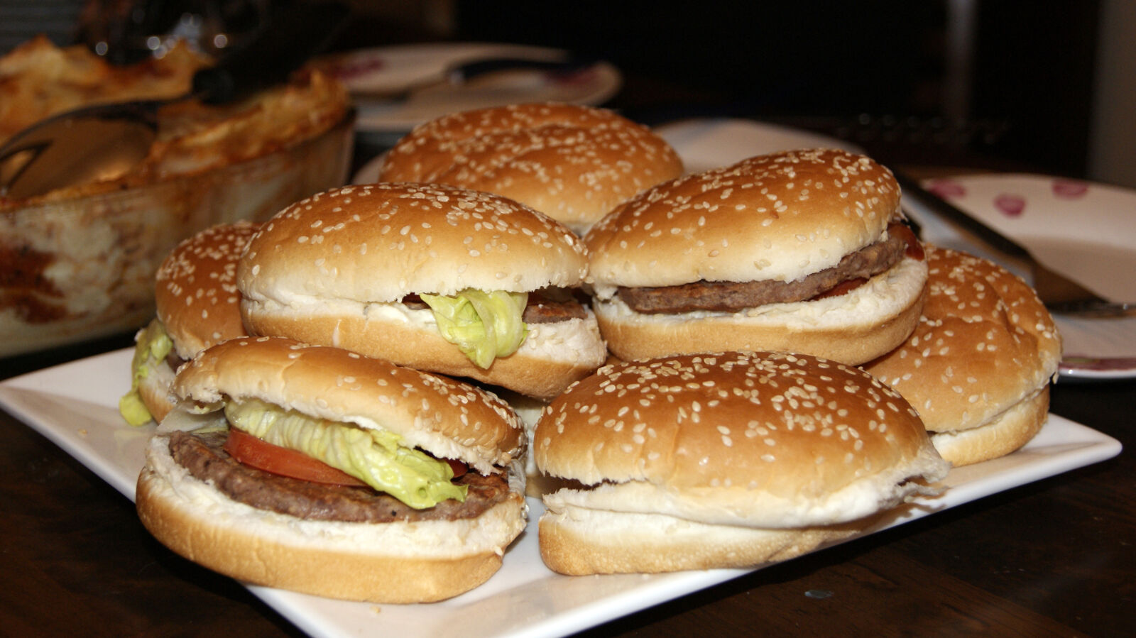 Sony Alpha DSLR-A230 sample photo. Burger, chicken, dish, food photography