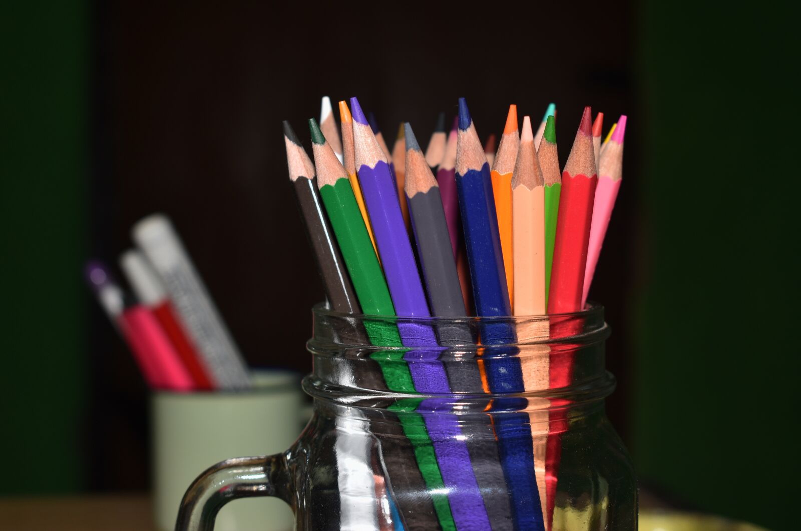 Nikon D3400 sample photo. Color, pencil, drawing photography