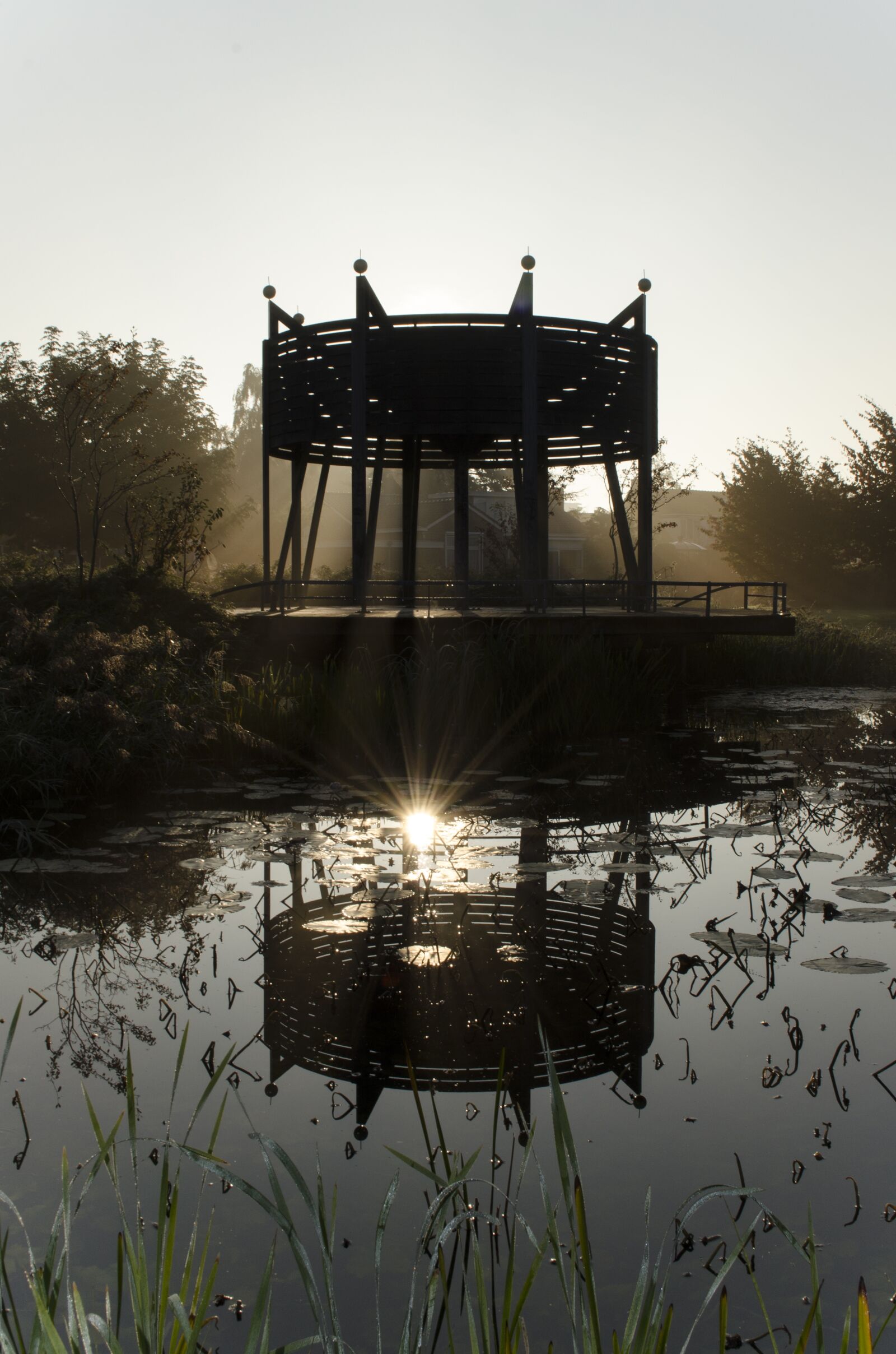 Nikon D5100 sample photo. Wilhelminapark, horn, mirror photography