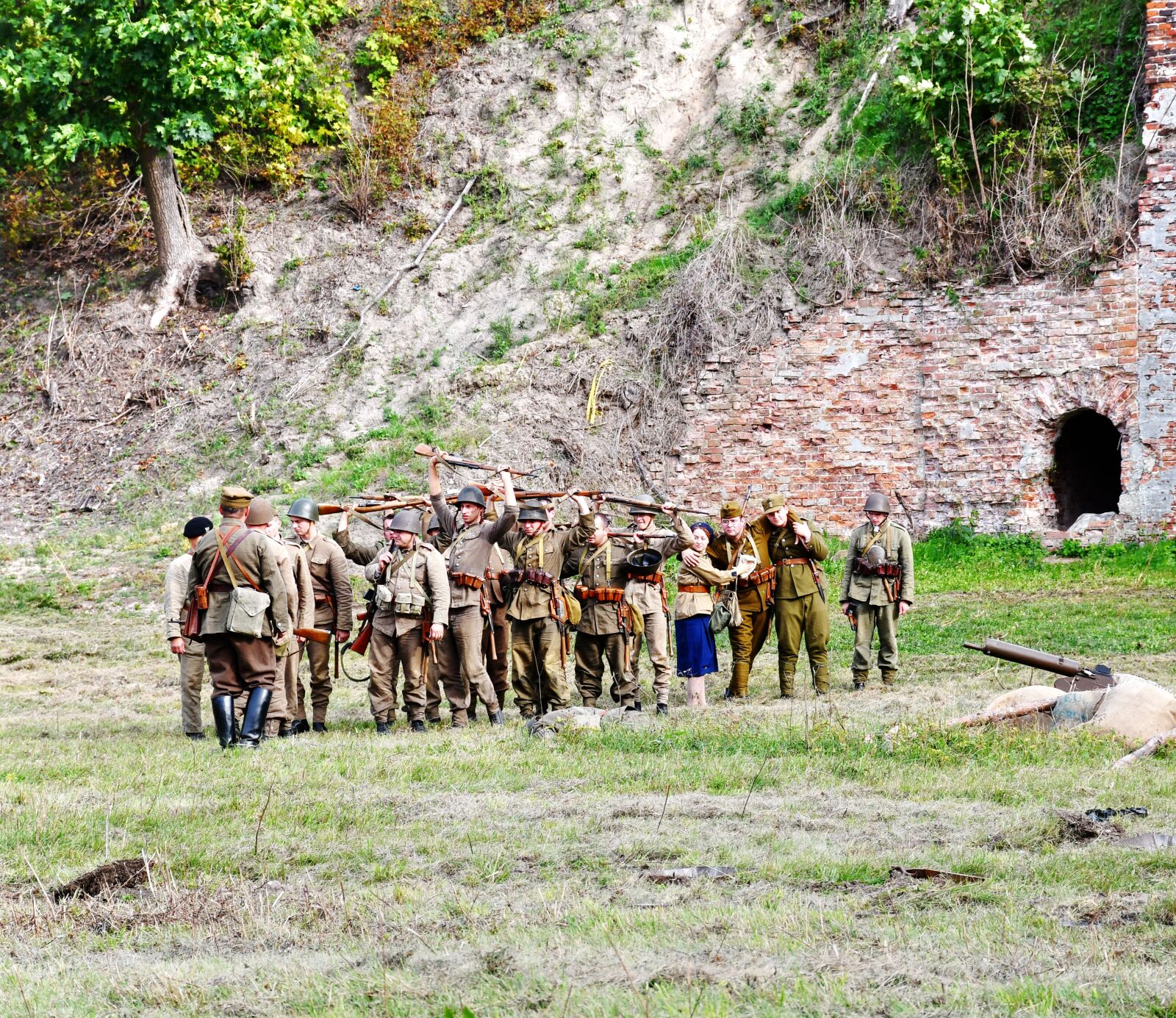 Nikon D7500 sample photo. The military, soldiers, staging photography