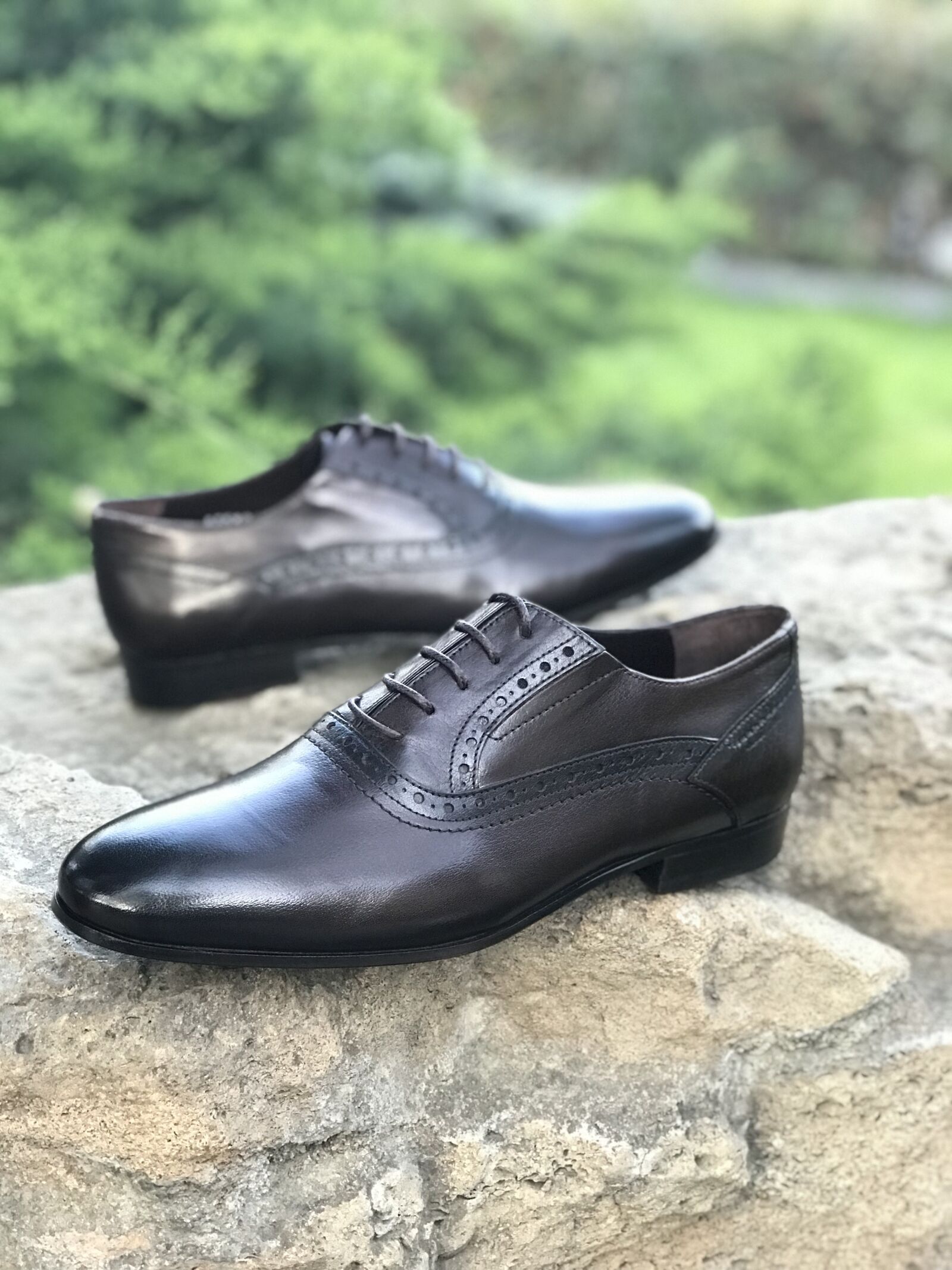 iPhone 7 Plus back dual camera 6.6mm f/2.8 sample photo. Shoes, men, fashion photography
