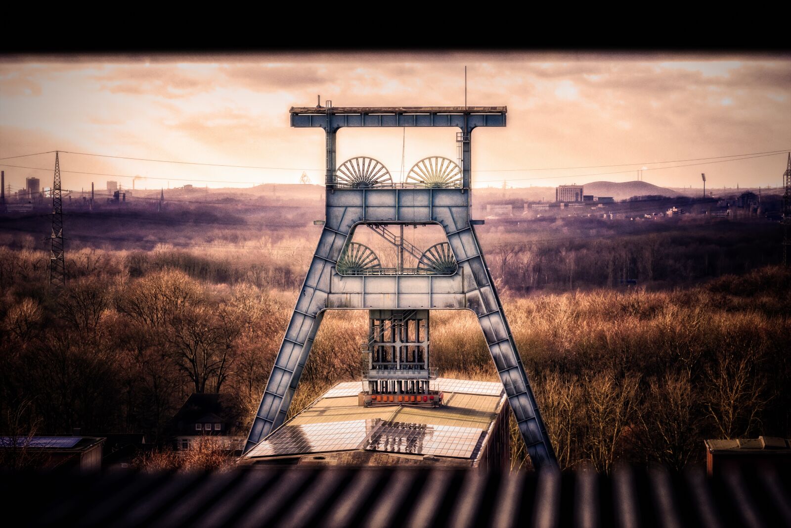 Nikon D3300 sample photo. Bill, headframe, ruhr area photography